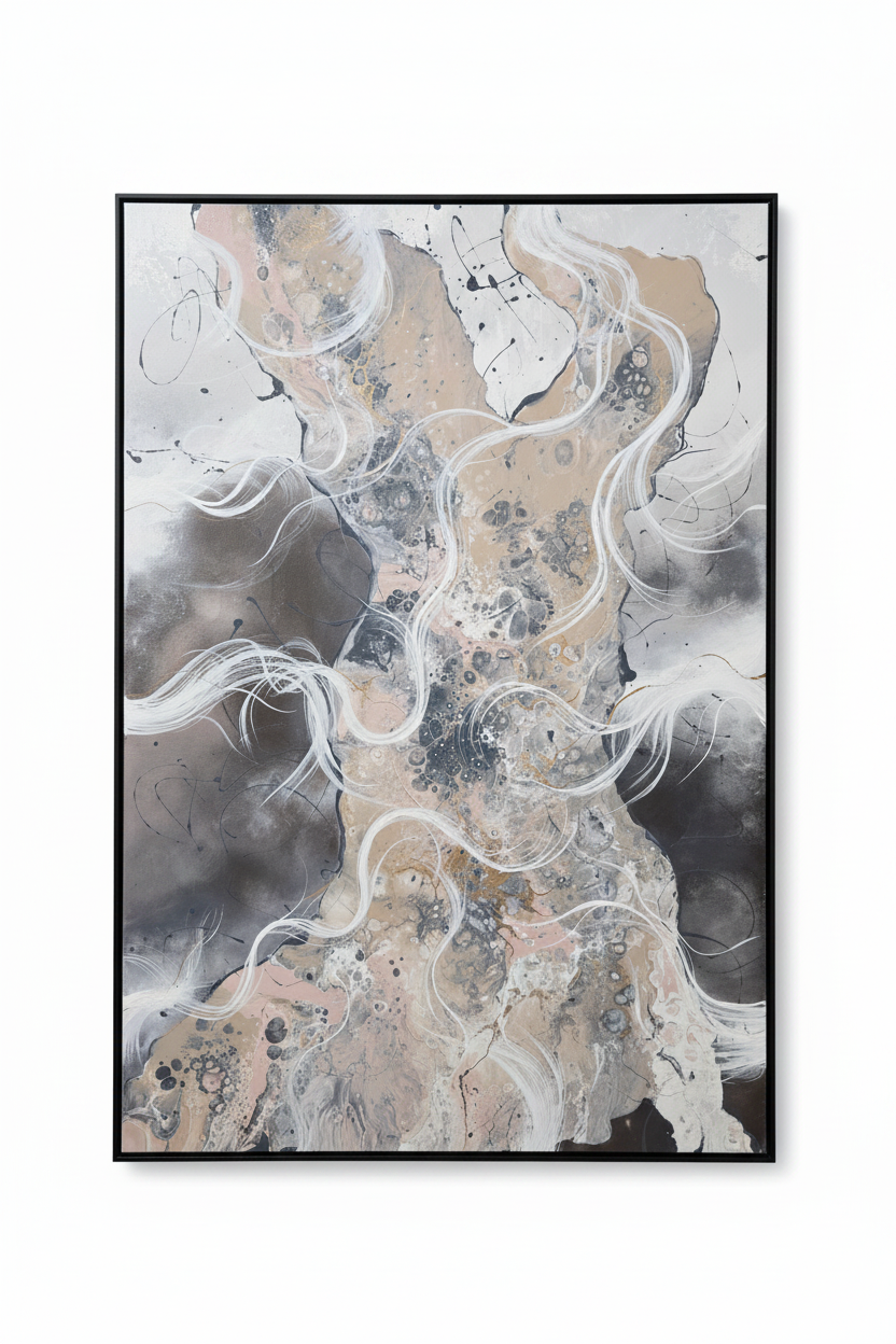 Ghost Tide – Originalt maleri, 100×140 cm