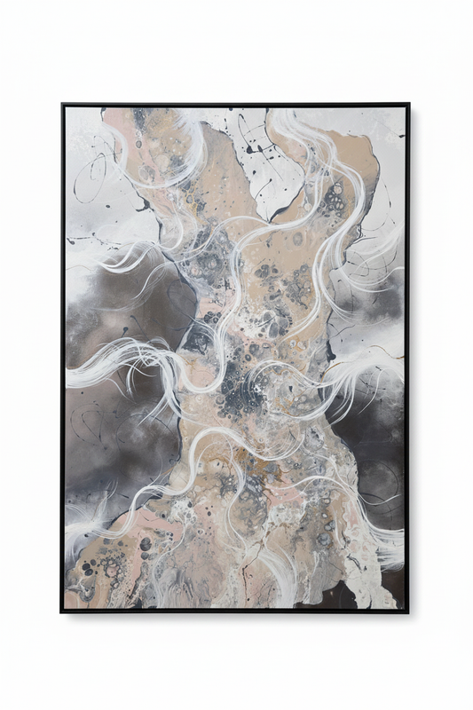Ghost Tide – Originalt maleri, 100×140 cm