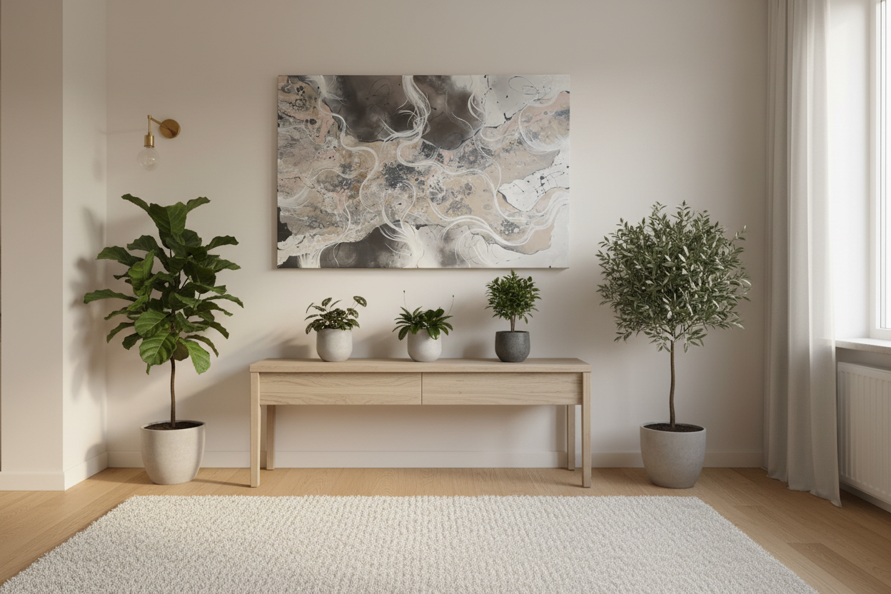 Ghost Tide – Originalt maleri, 100×140 cm