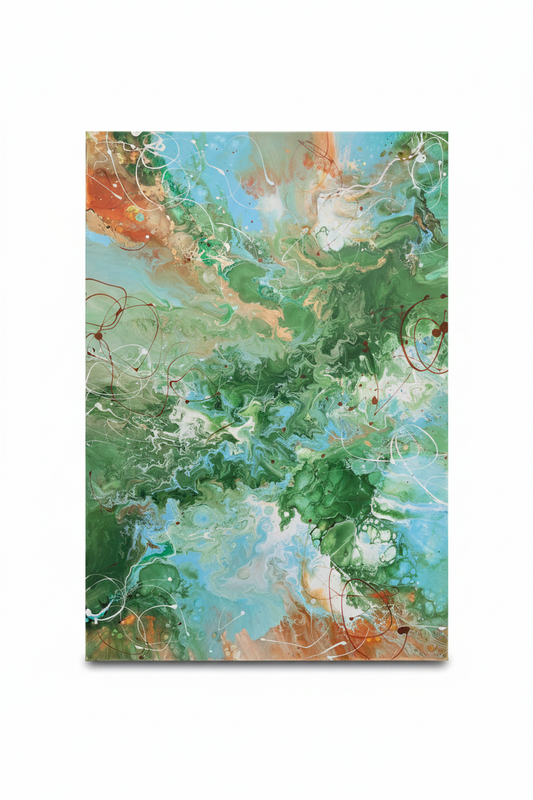 Wild Bloom – Originalt maleri, 80×120 cm