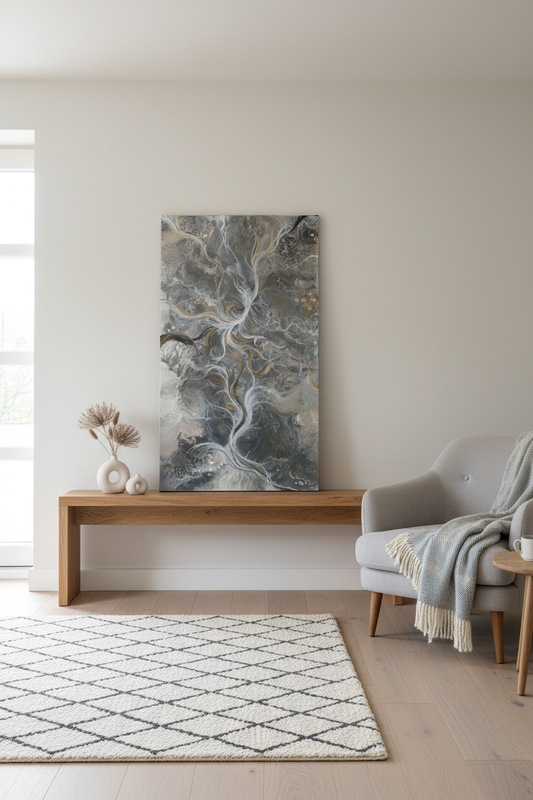 Silver Storm – stue konsol portrait